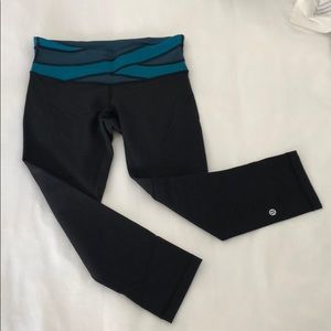 Never worn - Lululemon Wunder Under Crop size 6
